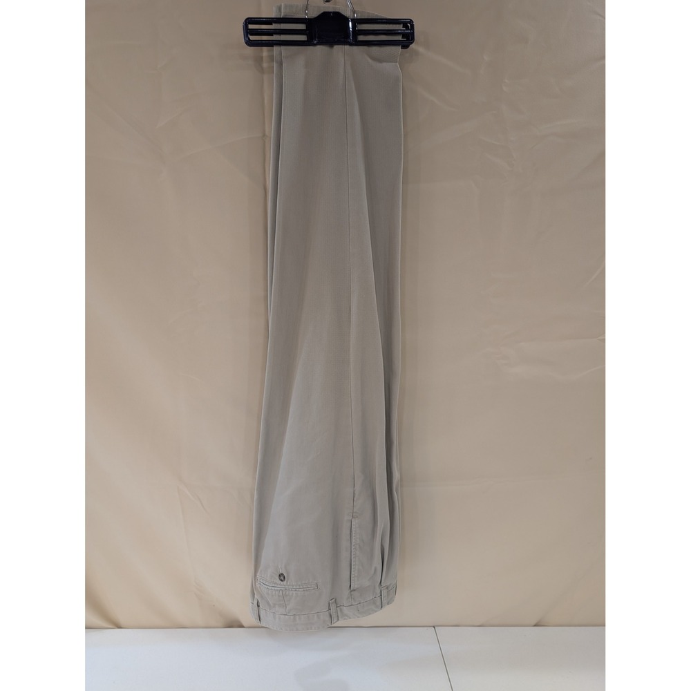 Banana Republic Mens Beige Cotton Chino‎ Pants Dress Casual Khaki Trousers 36x32 - Picture 2 of 5